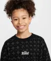 Світшот підлітковий Nike SPORTSWEAR CLUB FLEECE OVERSIZED чорно-темно-сірий HF8209-010