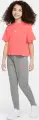 Спортивні штани підліткові Nike SPORTSWEAR CLUB FRENCH TERRY сіро-рожеві DC7211-092