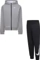 Спортивный костюм детский Nike TECH FLEECE DRI-FIT серо-черный 86L187-023