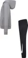 Спортивный костюм детский Nike TECH FLEECE DRI-FIT серо-черный 86L187-023