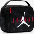 Термосумка для їжі Nike JORDAN FUEL PACK LUNCH BAG 3L ​​чорно-темно-сіро-червона 9A0542-KR5