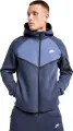 Толстовка Nike TECH FULL-ZIP FLEECE WINDRUNNER темно-сине-синяя IH4302-437