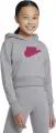 Худи подростковое Nike SPORTSWEAR CLUB FLEECE серо-розовое DA1173-091