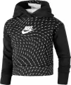 Худи подростковое Nike SPORTSWEAR PRINTED FLEECE черно-белое DM8231-010