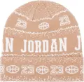 Шапка підліткова Nike JORDAN MJ HOLIDAY BEANIE бежево-біла 9A0853-XOL