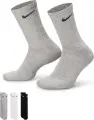 Шкарпетки утеплені Nike EVERYDAY CUSHIONED TRAINING CREW SOCKS 6P білі, сірі, чорні (6 пар) SX7666-964