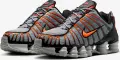 Кроссовки Nike SHOX TL серо-черно-оранжевые AV3595-011