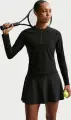 Реглан для тенісу жіночий Nike COURT ADVANTAGE DRI-FIT MID LAYER чорний FZ6737-010