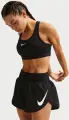 Шорти для бігу жіночі NIKE TEMPO FLOW SWOOSH DRI-FIT MID-RISE BRIEF-LINED чорні IF1473-010