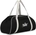 Сумка спортивна жіноча Nike GYM CLUB TRAINING RETRO 24L чорно-бежево-біла DH6863-014