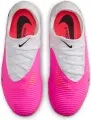 Бутсы детские Nike JR PHANTOM 6 LOW PRO FG/MG бело-розовые IH1792-901