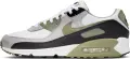 Кроссовки Nike AIR MAX 90 бело-светло-серо-оливково-черные DM0029-121