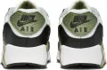 Кроссовки Nike AIR MAX 90 бело-светло-серо-оливково-черные DM0029-121