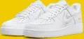 Кроссовки Nike AIR FORCE 1 '07 бело-желтые DX2650-100