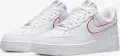 Кроссовки Nike AIR FORCE 1 LOW бело-красные DQ0791-100