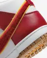 Кроссовки Nike DUNK HI RETRO UNIVERSITY красно-белые DR8805-101