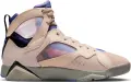 Кроссовки Nike JORDAN AIR 7 RETRO SE бежево-фиолетово-розовые DJ2636-204