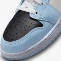 Кросівки підліткові Nike AIR JORDAN 1 MID (GS) блакитно-чорно-білі 555112-401