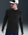 Лонгслив для бега Nike RUN WOOL DRI-FIT ADV черный HV2718-010