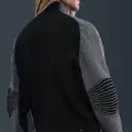 Реглан Nike TECH WINDRUNNER JUMPER WITH REFLECTIVE DESIGN ACCENTS черно-серый HV1399-010