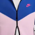 Толстовка Nike SPORTSWEAR TECH FLEECE WINDRUNNER сине-светло-розово-темно-синяя FZ4709-480
