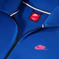 Толстовка Nike SPORTSWEAR TECH FLEECE WINDRUNNER сине-светло-розово-темно-синяя FZ4709-480
