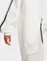Худі жіноче Nike SPORTSWEAR TECH FLEECE OVERSIZE ASYMMETRIC кремово-чорне FN7123-110
