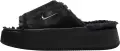 Шлепанцы женские Nike CALM ELEVATION FUR черные HV8560-001