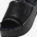 Шлепанцы женские Nike CALM ELEVATION FUR черные HV8560-001
