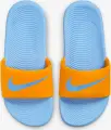 Шлепанцы подростковые Nike KAWA (GS/PS) оранжево-голубые FJ8812-801