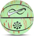 Баскетбольный мяч Nike INFINITY NEXT NATURE 2.0 DEFLATED зеленый Размер 5 N.101.4262.303.05