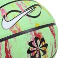 Баскетбольный мяч Nike INFINITY NEXT NATURE 2.0 DEFLATED зеленый Размер 7 N.101.4262.303.07