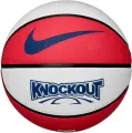 Баскетбольный мяч Nike KNOCKOUT DEFLATED бело-красно-темно-синий Размер 5 N.101.4264.159.05