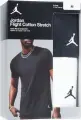 Футболки Nike JORDAN FLIGHT BASE TEE 2PK біла, чорна (2 штуки) JM0625-F66