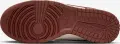 Кроссовки женские Nike DUNK LOW SUEDE бордово-белые HJ7673-001
