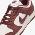 Кроссовки женские Nike DUNK LOW SUEDE бордово-белые HJ7673-001