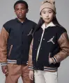 Куртка підліткова Nike JORDAN VARSITY чорно-коричнева 95D197-X1I