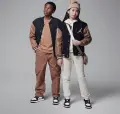 Куртка підліткова Nike JORDAN VARSITY чорно-коричнева 95D197-X1I