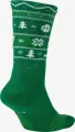 Шкарпетки Nike ELITE CHRISTMAS CREW зелено-білі SX7866-312