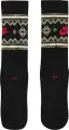 Носки Nike EVERYDAY ESSENTIALS FAIR ISLE CREW черно-бежево-красные FZ3071-010