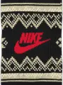 Носки Nike EVERYDAY ESSENTIALS FAIR ISLE CREW черно-бежево-красные FZ3071-010