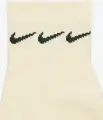 Шкарпетки Nike EVERYDAY PLUS CUSHIONED TRAINING ANKLE бежеві, білі, темно-зелені (3 пари) DH3827-901