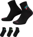 Шкарпетки Nike EVERYDAY PLUS CUSHIONED TRAINING ANKLE чорні (3 пари) DH3827-910