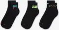 Шкарпетки Nike EVERYDAY PLUS CUSHIONED TRAINING ANKLE чорні (3 пари) DH3827-910