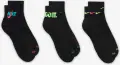 Шкарпетки Nike EVERYDAY PLUS CUSHIONED TRAINING ANKLE чорні (3 пари) DH3827-910