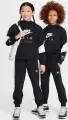 Спортивні штани підліткові Nike AIR FLEECE чорно-білі HF8811-010
