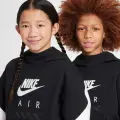 Худі підліткове Nike AIR FLEECE чорно-біле HF8812-010