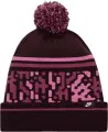 Шапка Nike PEAK BEANIE OUTDOOR бордово-рожева HQ0355-652