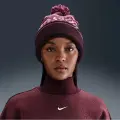 Шапка Nike PEAK BEANIE OUTDOOR бордово-рожева HQ0355-652