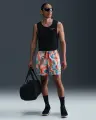 Шорты для бега Nike FORM UNLINED VERSATILE 5" DRI-FIT оранжево-голубые HQ0225-664